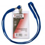 Бедж вертикальный AXENT4506, на шнурке